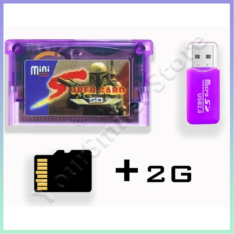 

Supercard Card Micro SD Card Adapter For SP GBM IDS NDS NDSL GBASP Burning Card Game Cartridge