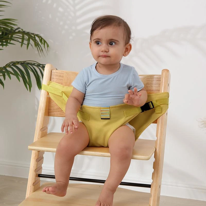 Foldable Baby Dining Chair And Table Safety Belt Anti-drop Adjustable Washable Portable Child High Seat Safety Feeding Strap