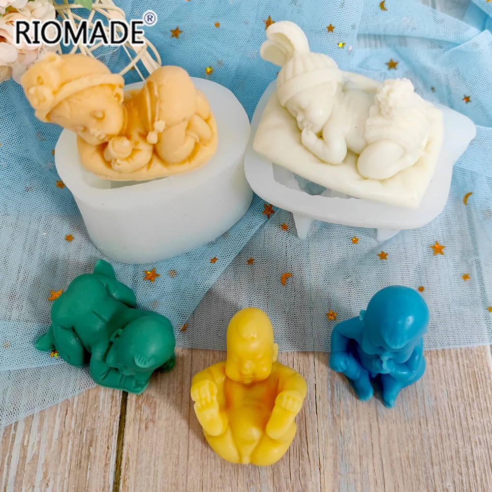 Madonna And Baby Silicone Mold Mother\'s Day Baby Style DIY Handmade Crafts Candle Gypsum Resin Chocolate Baking Mould