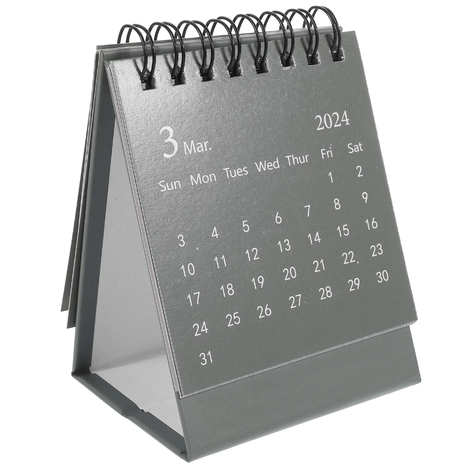 

Mini Desk Calendar 2024 Small Table Calendar Thick Paper Daily Planner Desktop Organizer Birthday Reminder Office Home Decor