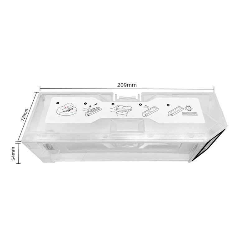 For Roborock Q Revo Dust Box HEPA Filter Robot Vacuum Replacement Accessories Parts