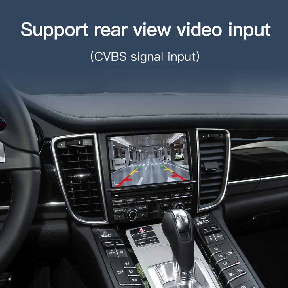 ARABC Wireless Carplay Android Auto Fits for Porsche PCM3.1 Panamera Cayenne Cayman Macan Boxster 911 991 718 Reverse Camera