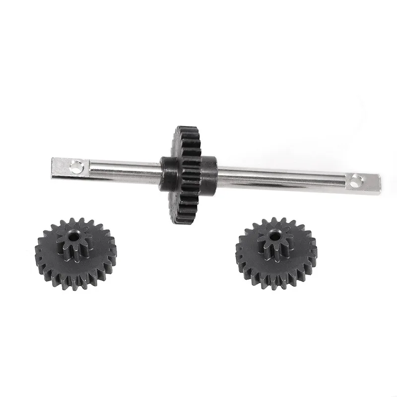 Metalen chassis trekstang schokdemper transmissie as 370 versnellingsbak montage Voor MN82 LC79 82 S 82Por 1/12 RC Auto upgrade Onderdelen