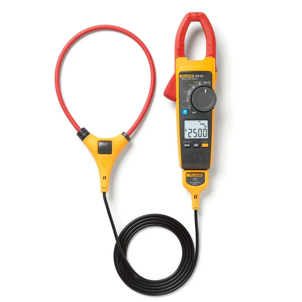 

Fluke 376FC настоящие клещи для кореневых помещений переменного и постоянного тока с бестселлером цифровых клещей iFlex