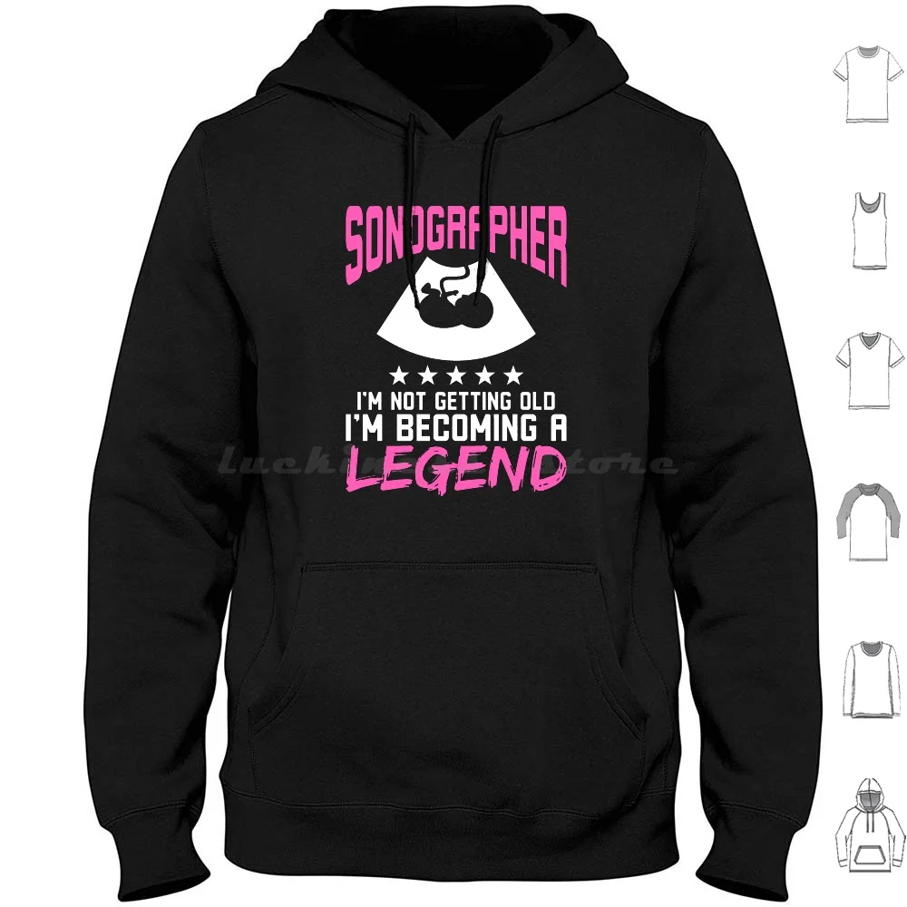 Sonographer Sonography Legend Hoodies Long Sleeve Sonographer Sonography Cardiac Sonographer Sonography Student Cardiac