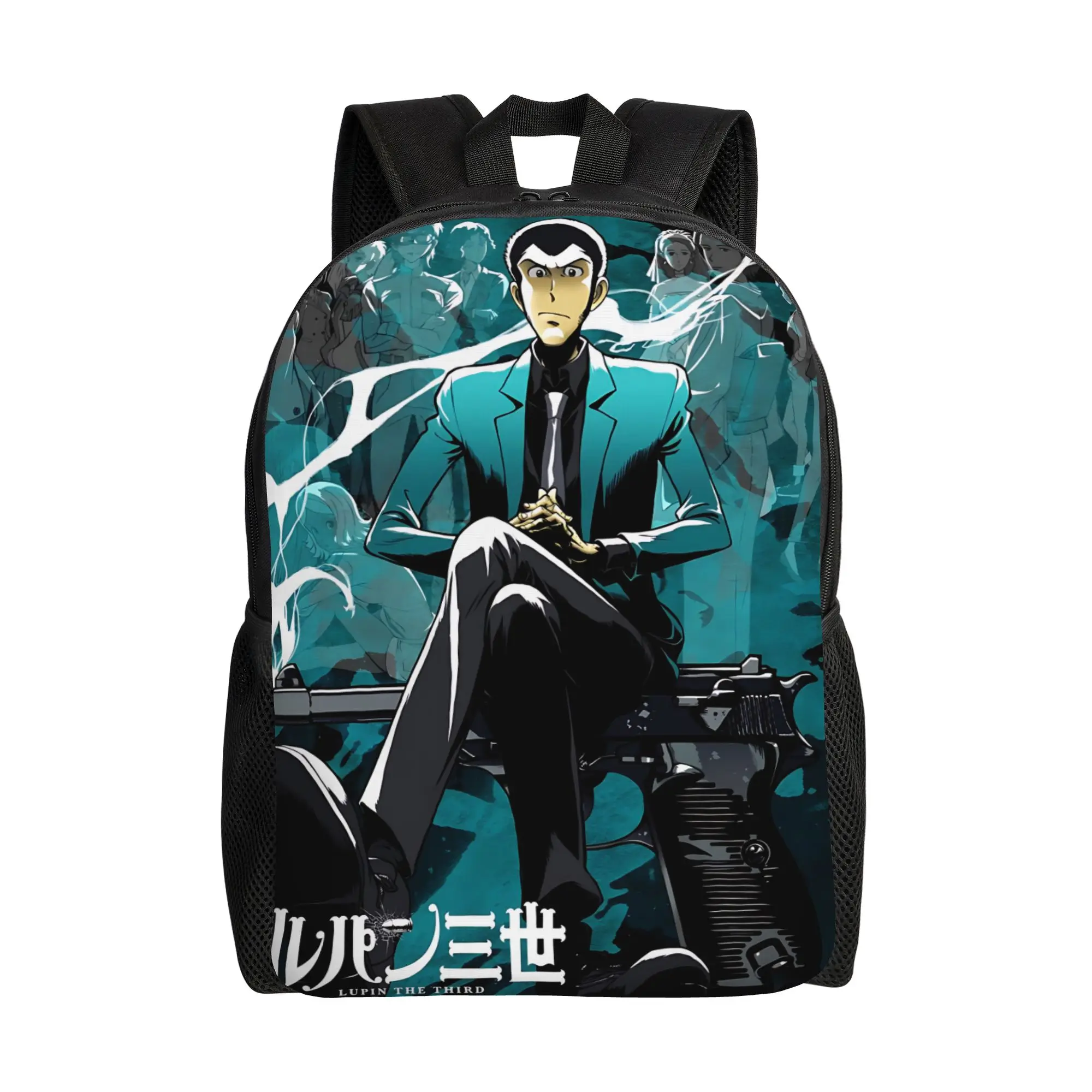 

1Piece BlueJacket New School Year Knapsack Lupin The Third Female Backpack