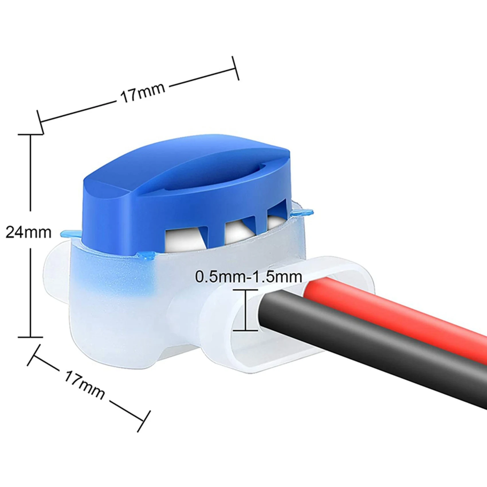 A19F-30X Robotic Lawnmower Cable Connector, Waterproof, Gel-Filled Connector For Gardena Robotic Lawnmowers