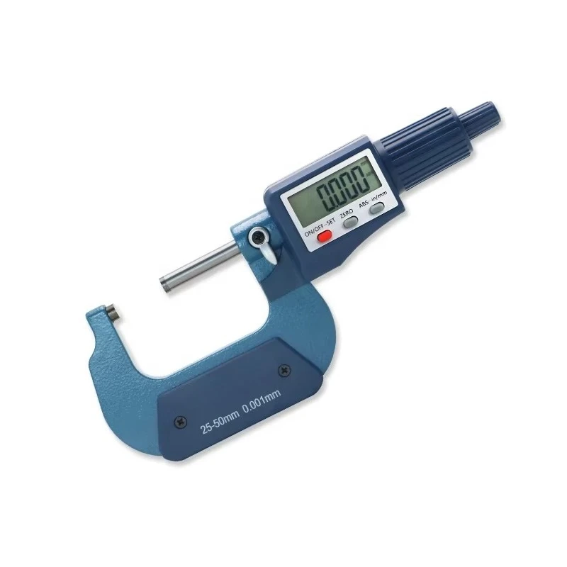 

25-50mm 0.001mm High Quality Electronic Micrometer Outside Micrometer Digital Micrometer With Big Screen
