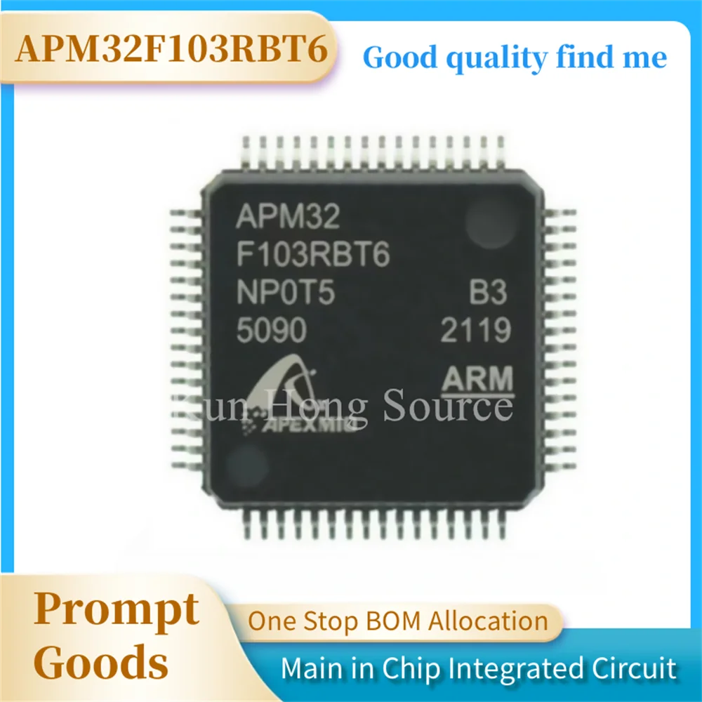 1PCS/LOT 100% New APM32F103RBT6 APM32F103RB APM32F103 LQFP64 Chipset