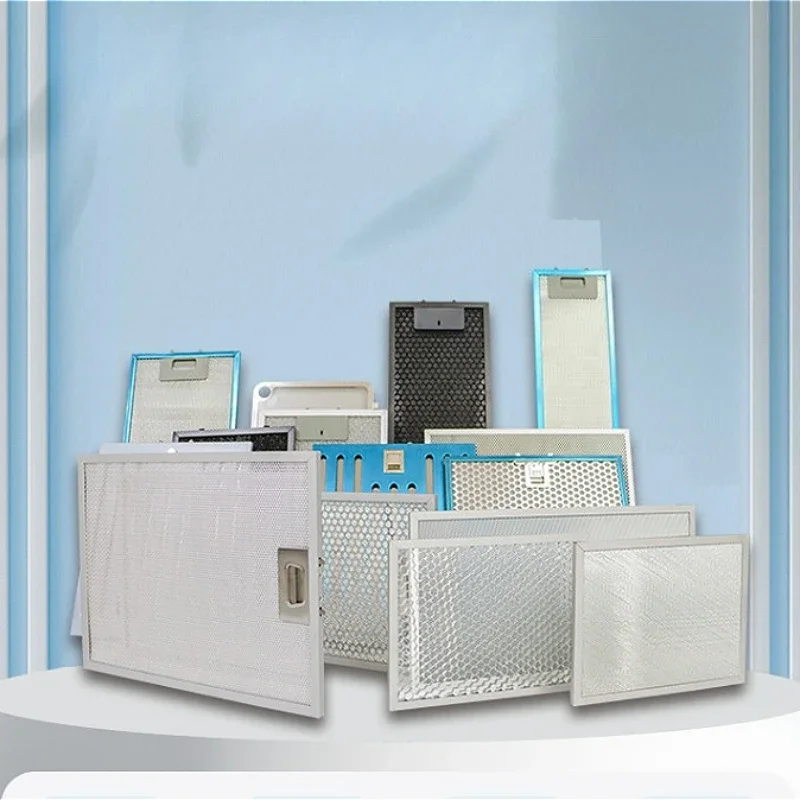 1PCS Range Hood Grease Filter Replacement 3-Layer / 5-Layer Aluminum Mesh Stove Hood Vent Filter Screen Kitchen Tools