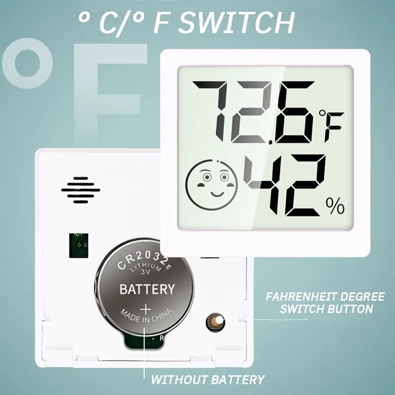 LX8101 гигротермограф Высокоточный Домашний Электронный термометр цифровой дисплей измерение температуры и влажности 1 шт.