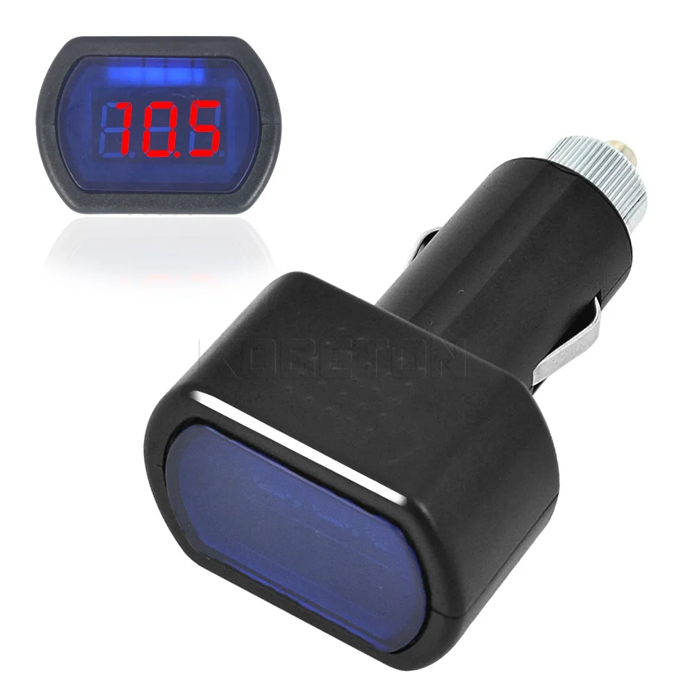 DC 12V-24V Digital Display Cigarette Lighter LCD Voltage Meter Tester For Auto Car Vehicle Battery Voltmeter Monitor