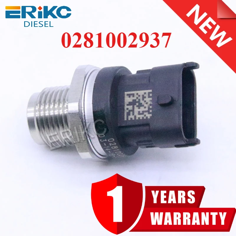 

0281002937 Fuel Rail Pressure Sensor Pressure Regulator 0 281 002 937 Auto Diesel Part for Cummins Volvo Iveco Man Fiat Renault