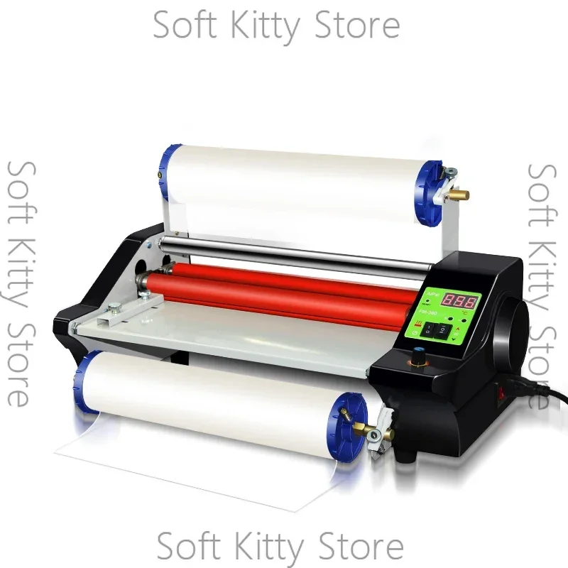 A3 UV DTF Transfer Film Laminator 600W, Professional Laminating Machine for Crystal Stickers & Label Finishing