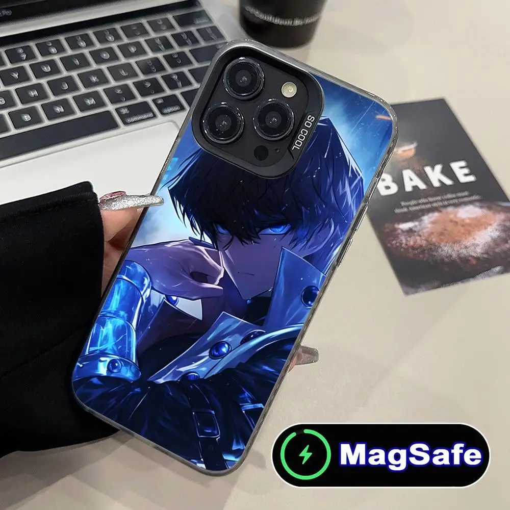 

Чехол для мобильного телефона Yugioh Seto Kaiba для iPhone 16, 15, 14, 13, 12, 11 Pro Max Plus MagSafe, полупрозрачный цветной чехол, роскошный