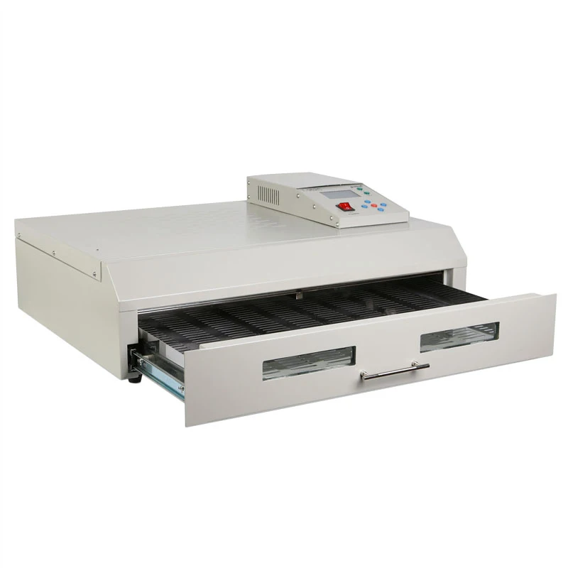 Reflow Soldering Machine Infrared LED IC Heater Reflow Solder with Smoke Channel BGA SMD Rework Solder Station