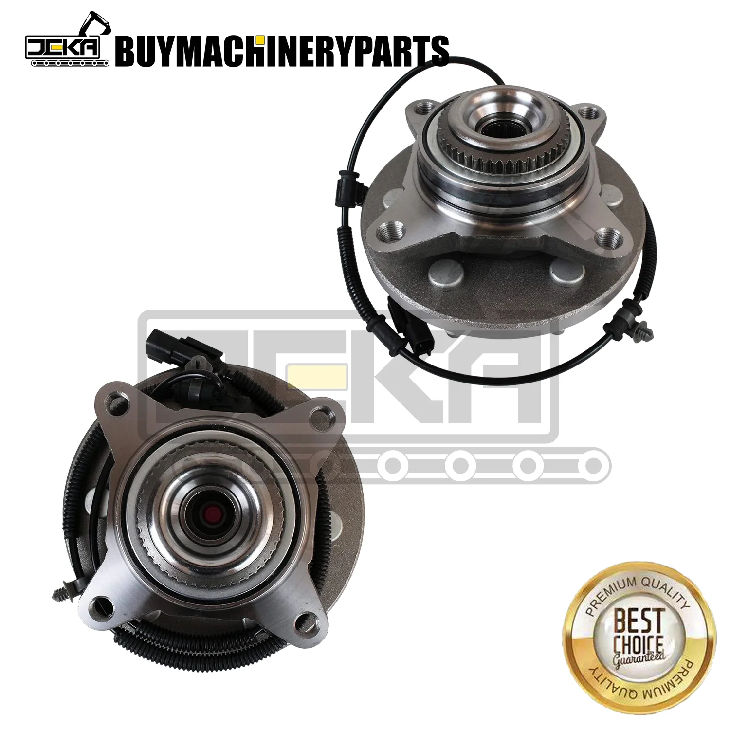 2 Pack 515142 4WD/AWD Front Wheel Bearing&Hub Assembly Compatible with Ford F-150, Lincoln Navigator 2011-2014 6 Lug W/ABS