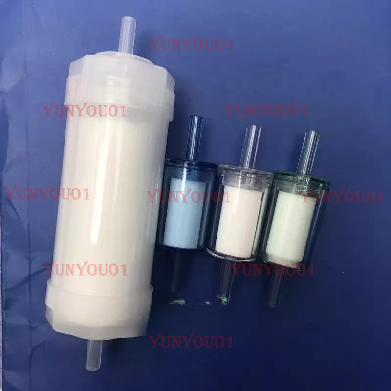 

Цилиндрический онлайн-фильтр с прямым подключением, быстроразъемный, 1/4 дюйма, прозрачный корпус, белый фильтрующий элемент, высокоточный, 0.8U