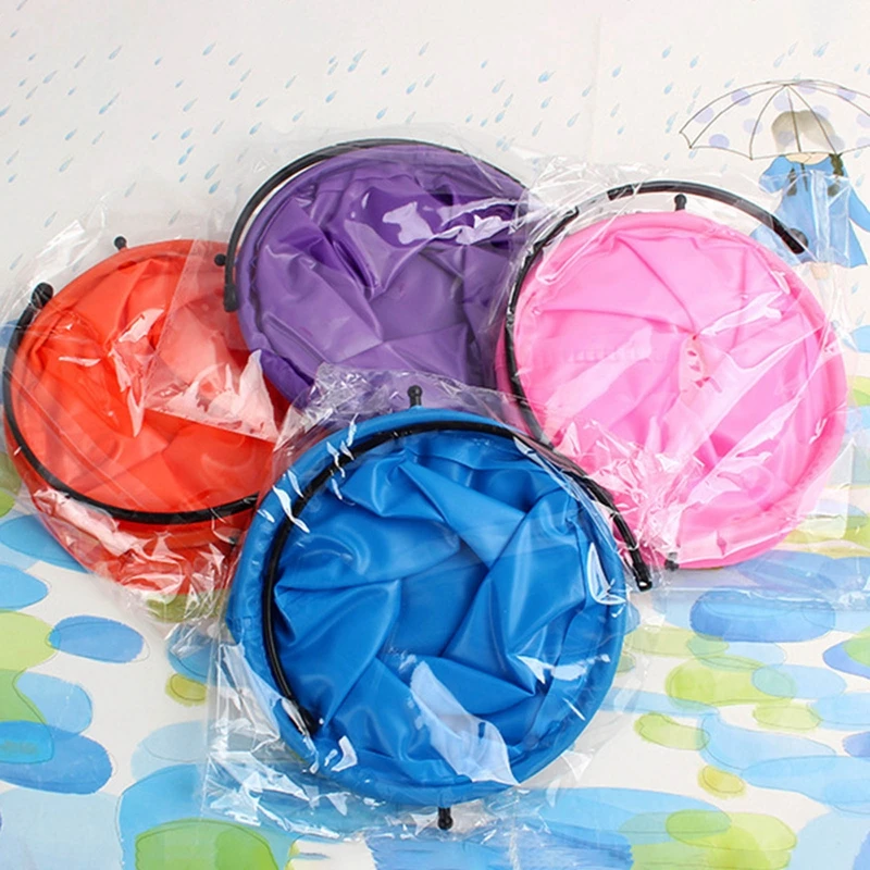 Beach Sand Toys Play Bucket Toy Folding Collapsible Bucket Gardening Tool Outdoor Pool Play Tool Toy Kids Summer Water Fun