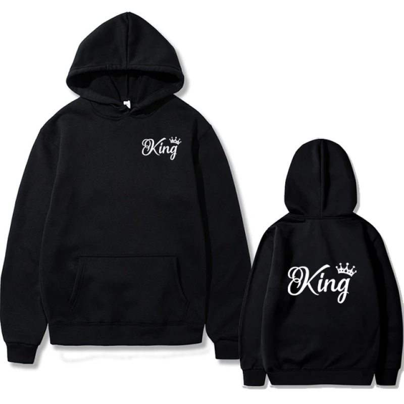 

2024 NewHoodie Set Casual Sweatshirt Long Sleeve Hoodie Pullover Sweatshirt king Print Hoodie Men'S Tracksuit Winter Suit Sports