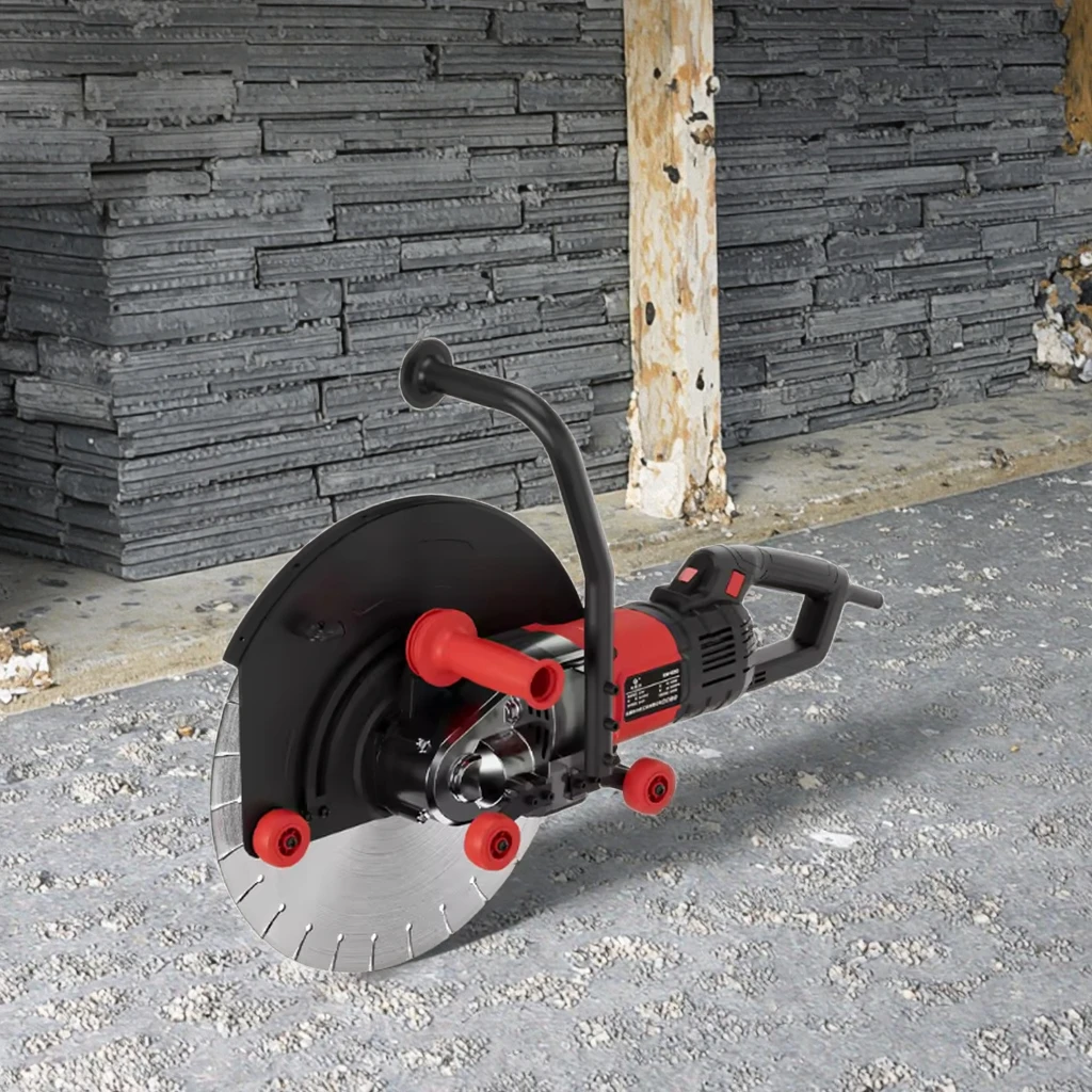 KW520 Portable Handheld 5000W Electric Concrete Cutter 210mm Cutting Depth Wall Cutter Ring Saw
