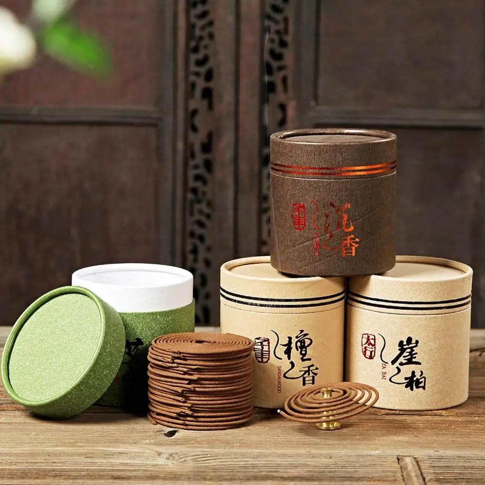 Gifts Aromatherapy Pure Natural Aquilaria for Sleep Health Buddha incense Sandalwood incense Wormwood Incense Incense Coil