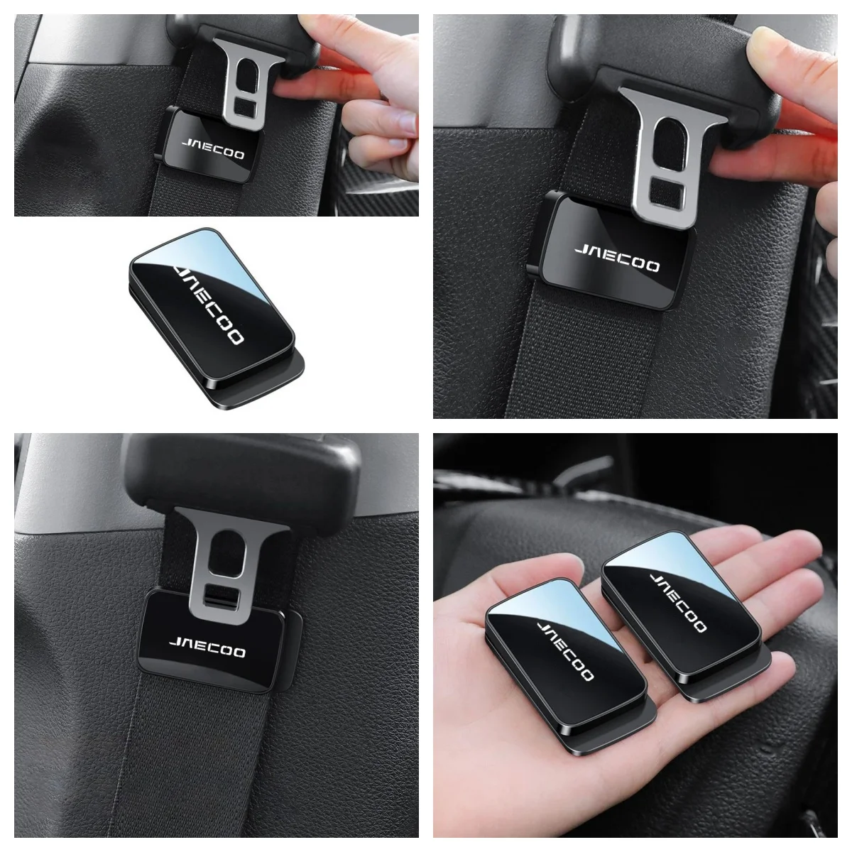 Jaecoo Magnetic Seat Belt Buckle Stabilizer Prevent Collision Noise Fit J7 J9 Chery Tiggo8 Pro Tiggo7 Omoda C5 Auto Trim Parts