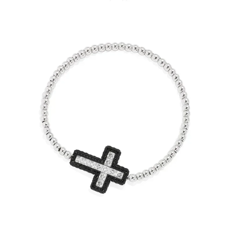 LI KI 925 Sterling Silver November 2023 New Color Square Diamond Earrings Necklace Bracelet Ring Exquisite  Jewelry - view 4
