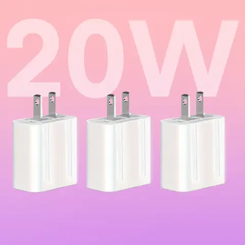 3/6PCS Super Fast Charging iPhone Charger, USB C Wall Charger for iPad Fast Charging