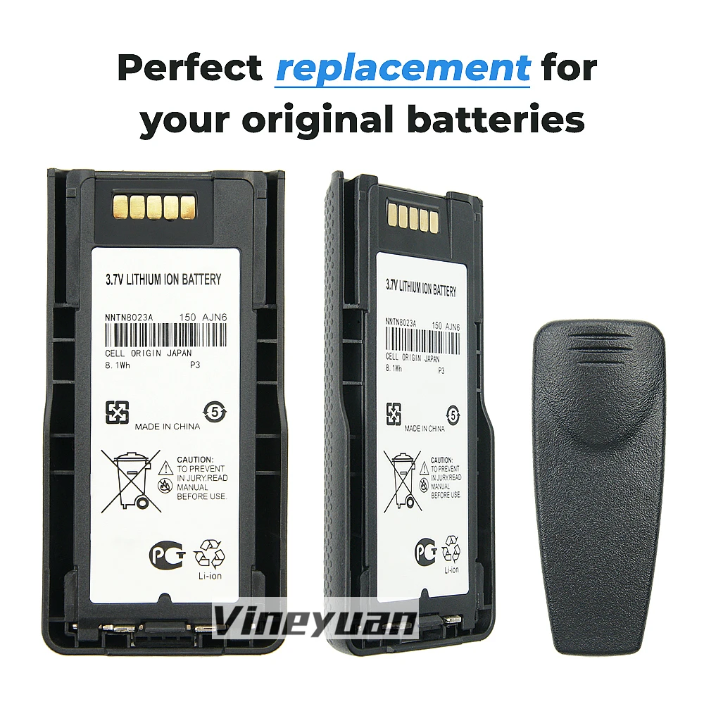 2900mAh NNTN8023, NNTN8023A, NNTN8023AC Battery for Motorola MTP3100 MTP3150 MTP3200 MTP3250 MTP3500 MTP3550 Two Way Radios