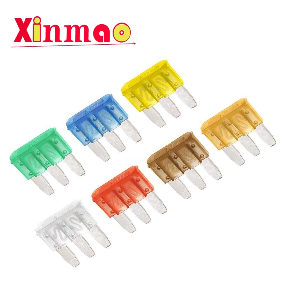 5PCS Specific Fuse, Three Pin Automotive Fuse Insert, Fuse Blade, Three Pin Fuse 5A-30A