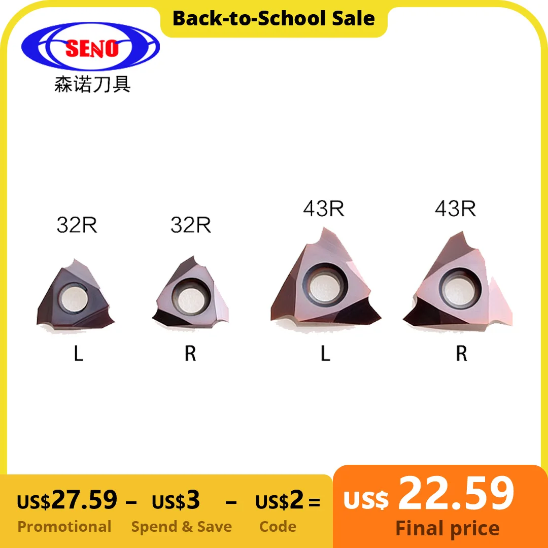 10pcs MTTR MTTR43 6001 MTTR436002 MTTR436003 Carbide Inserts Lathe Cutter Tool for SER2020K22-V SER2525M22-V