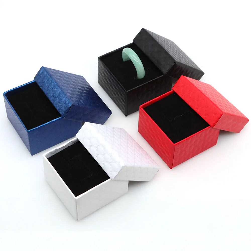 Jewelry Gifts Boxes for Ring Earrings Pendant Packaging 5x5x3cm Store Container Wedding Birthday Party Gift Box Wholesale