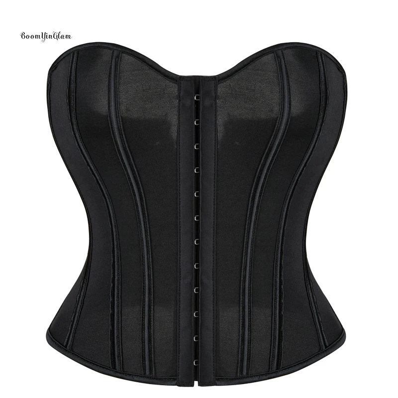 

Women's Fashion Cutout Slim Fit Sleeveless overbust swimsuit fabric Sexy corset Tops