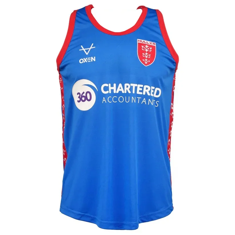 Kedatangan Lambung KR Rumah Rugby Jersey Inggris Pria Kebesaran Kasual Cepat Kering Pelatihan Rompi Anak Olahraga Rompi Colthing Top Tee