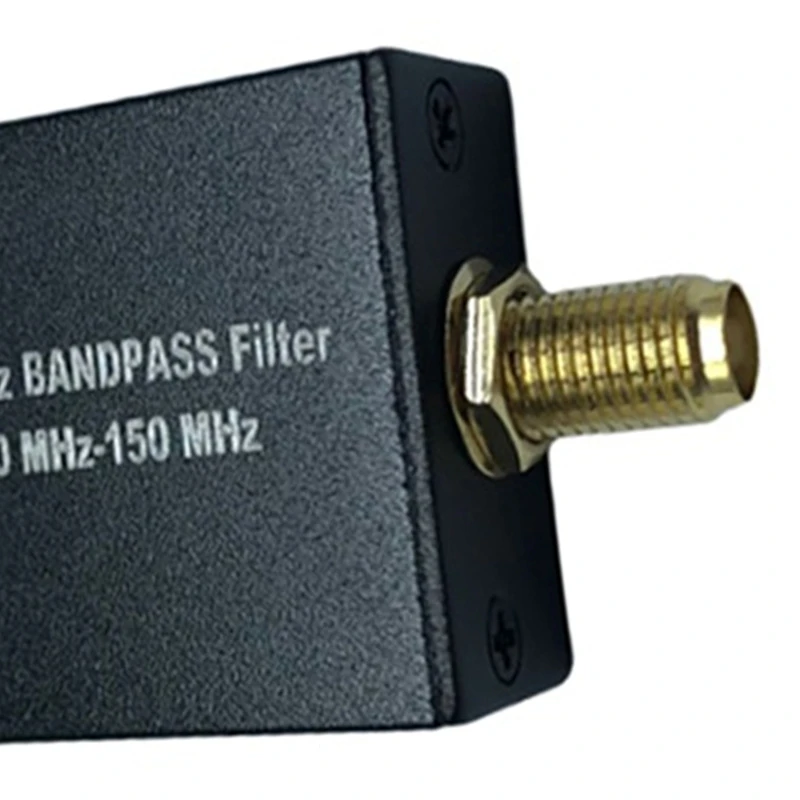 137MHz Filter Bandpass Filter speziell für Wetters atel liten langlebig einfach zu bedienen schwarz