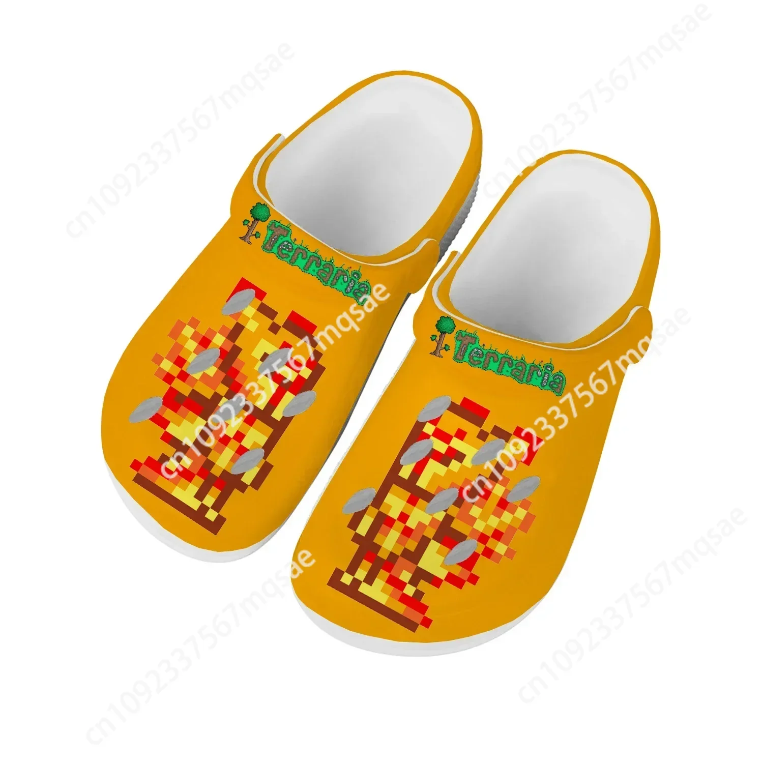 

Terraria Home Clogs Hot Cartoon Game Mens Womens Teenager Custom Fashion Built Water Shoes Garden Beach Hole Slippers Sandals