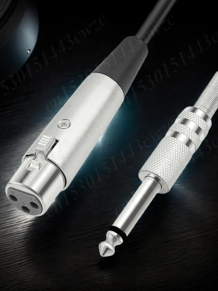 

XLR Female To 1/4 (6.35mm) TS Mono Jack Mic Cord Unbalanced Microphone Cable Jack 6.35mm TS 1/4 Male To XLR Female Mic Cable