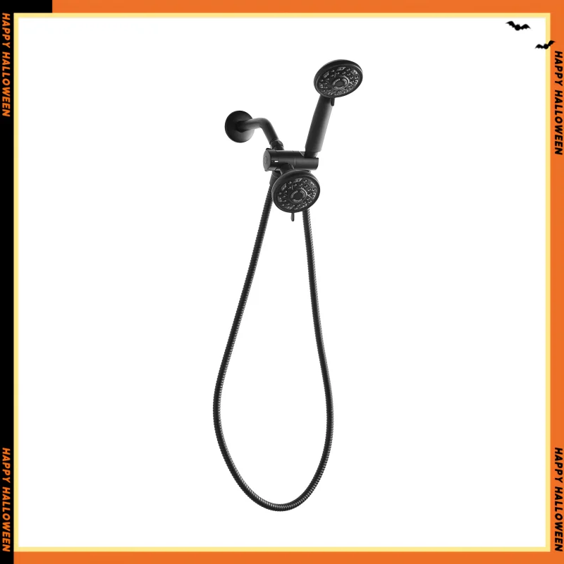 

Роскошный комбинированный душ с 3 настройками, 19 возможностей поток, матовый черный