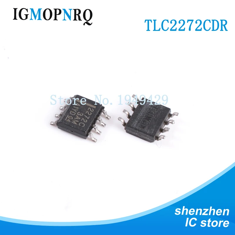 10PCS TLC2272CDR SOP8 TLC2272 2272C Operational amplifier op amp Dual R/R Op Amp new