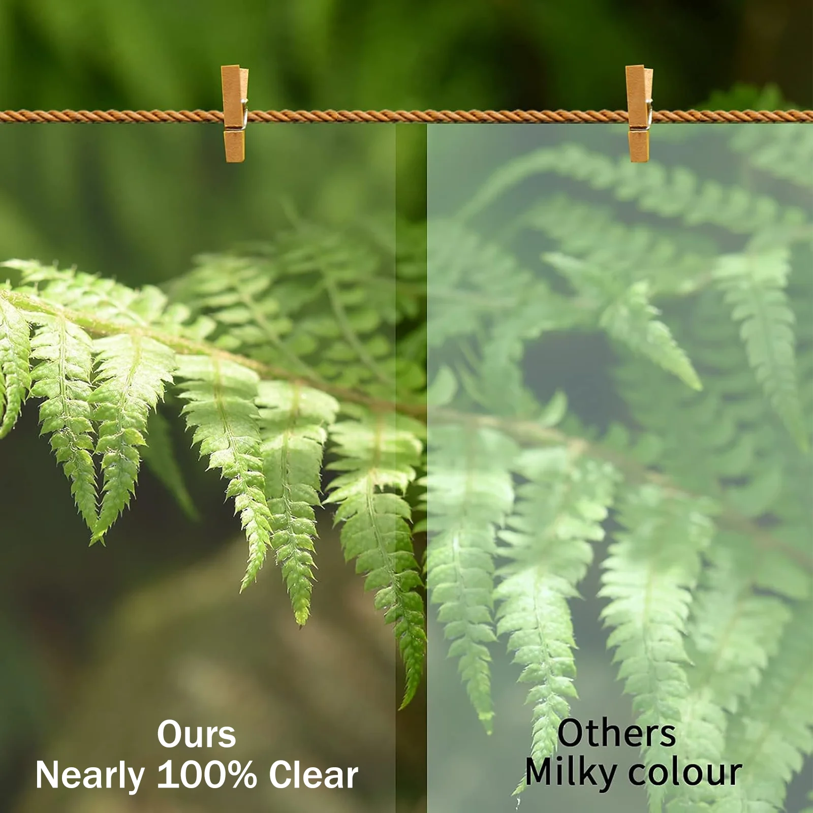 10-50 Sheets A4 Clear Vinyl Sticker Paper Non-Waterproof Self-Adhesive for Inkjet Printer Office & Home Label Paper(8.3×11.7")