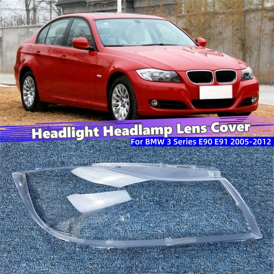 For BMW 3 Series E90 E91 318 320 325 328 335 2005 2006 2007 2008 2009 2010 2011 2012 Car Interior Spare Parts Front Lamp Glass