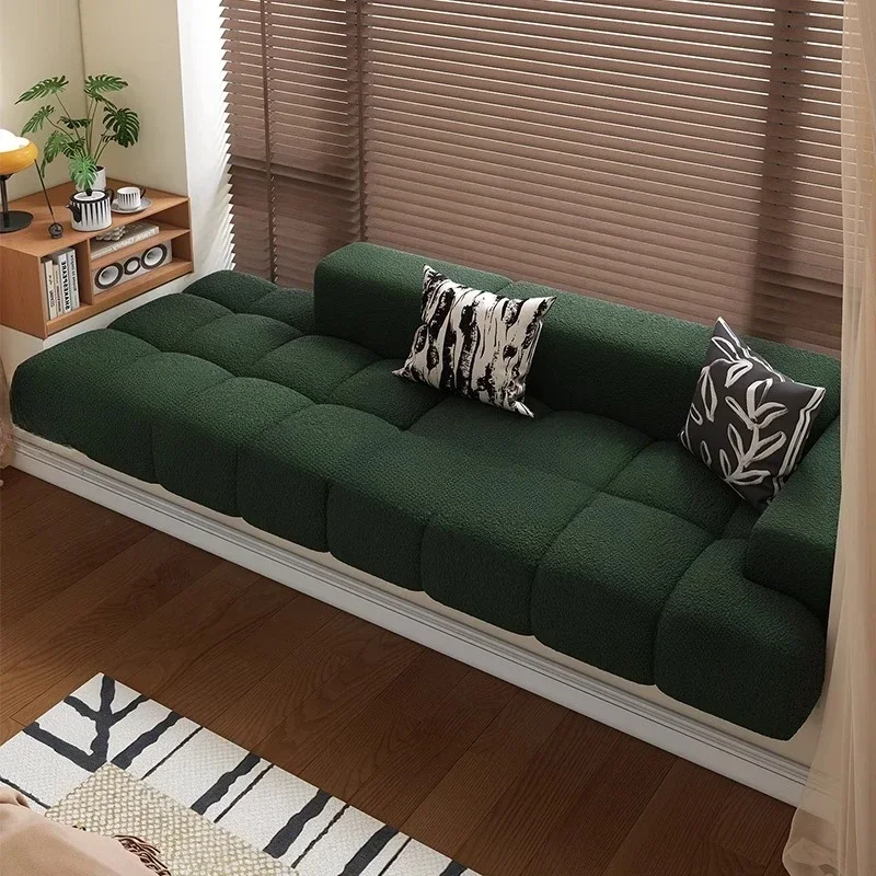 Home Bay Window Sofa Master Bedroom Floor Transformation Integrated Sofa New Design Comfortable Seating For Living Room