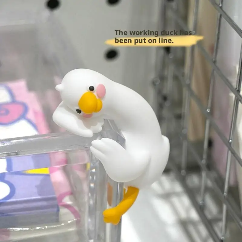 كبير الأبيض أوزة نماذج للحيوانات ديكور المنزل الراتنج الحرفية مصغرة الشكل صغيرة بونساي Microlandscape الجنية حديقة ديكور #3