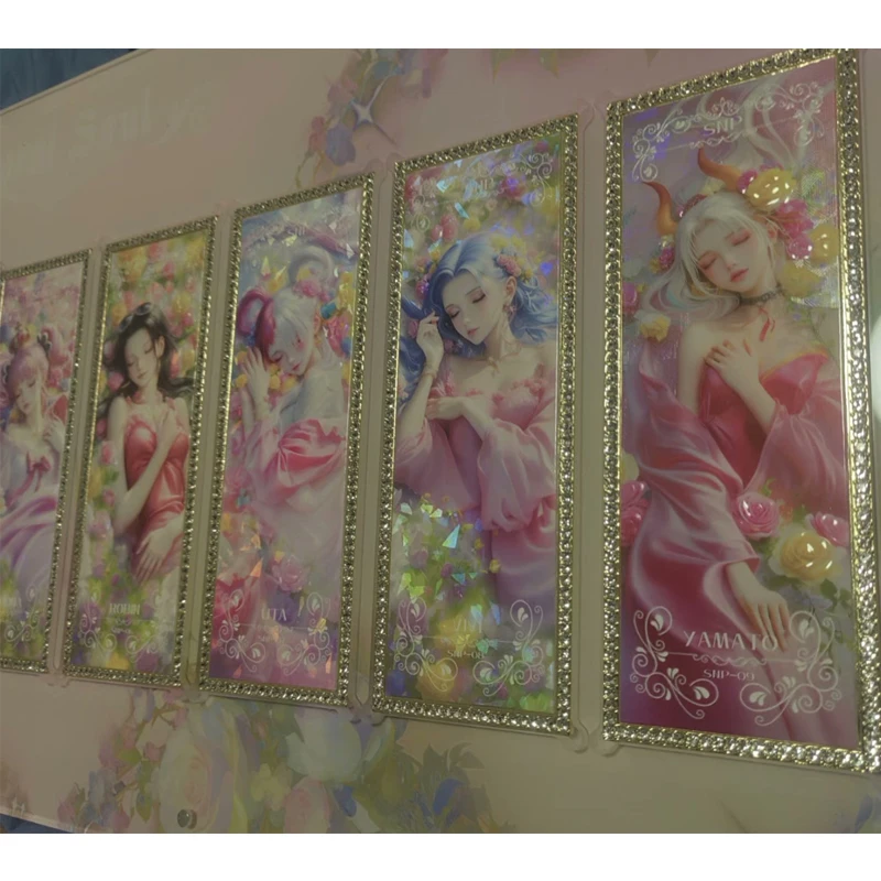 링롱 3 애니메이션 원피스 나미 우타 야마토 핸콕 비비 로빈 페로나 레어 다이아몬드 카드 컬렉션 카드 생일 선물 장난감