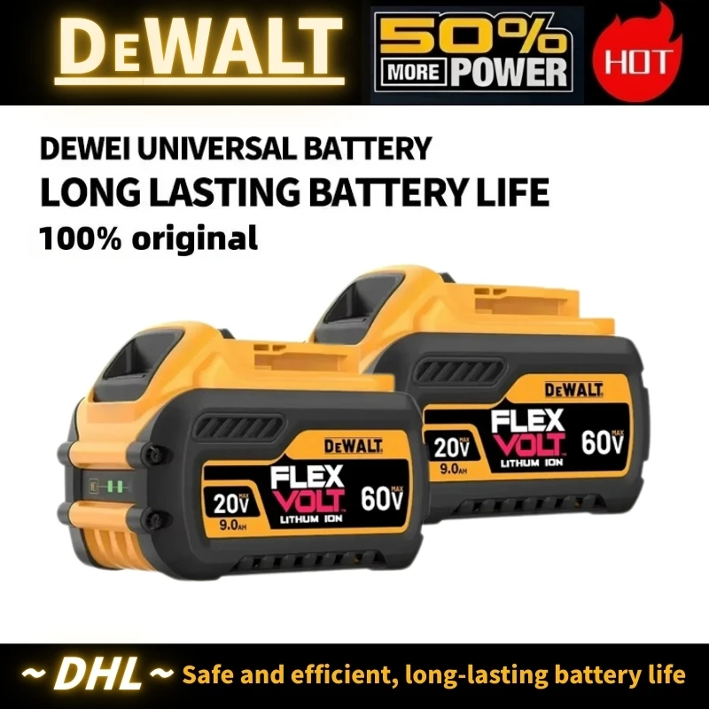 

Новая 100% оригинальная аккумуляторная батарея Dewalt 9.0Ah 20V/60V для электроинструментов DCB206 DCB206 DCB205 DCB200 DCB203 для электроинструментов Dewalt.