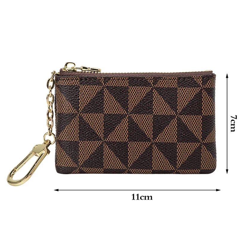 

Unisex Mini Coin Purse & Key Organizer - Secure Chain Zipper Storage Bag, Compact for Handbag/Wallet (Lightweight)