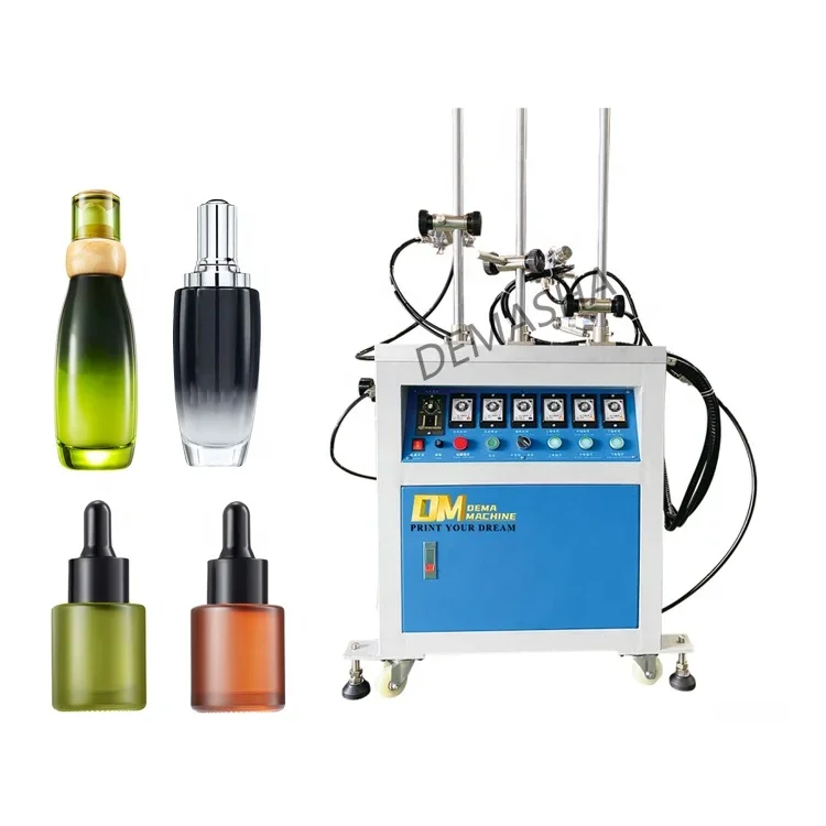 

DM perfume bottle coating machine paint machine production line powder spray painting paint machine