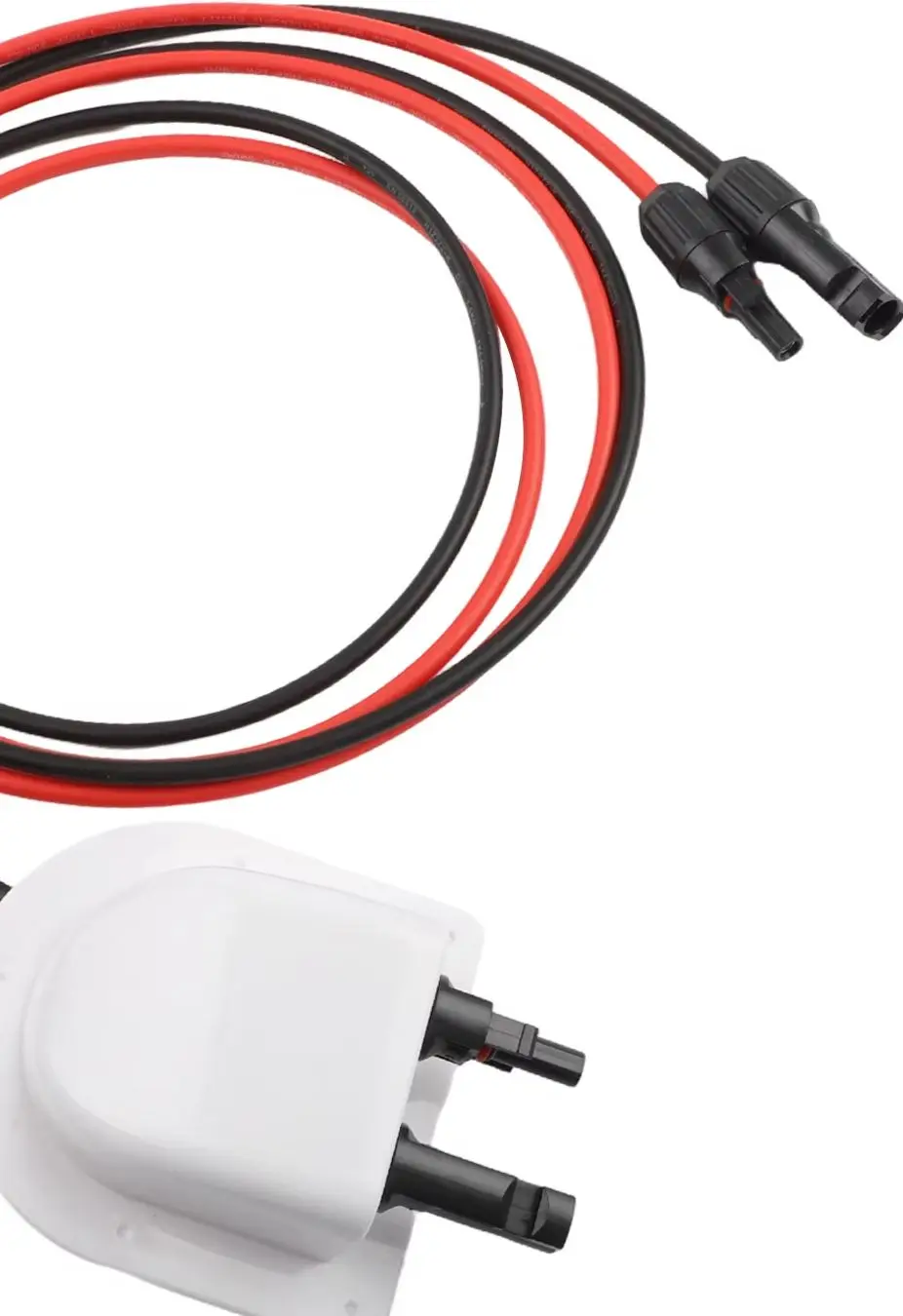 Solar Cable Entry Gland Junction Box With 2M 10AWG Wire IP68 Waterproof For RV Roof Panel System Power Supply Accessories
