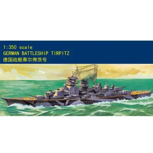 Trumpeter 80602 1/350 German Tilbiz Battleship Warship Static Model Motor Ship TH07481-SMT2